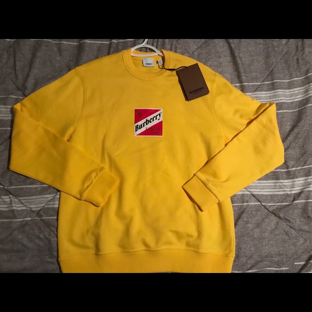 Burberry Sweatshirt Yellow